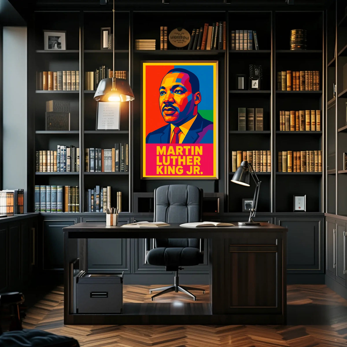 Martin Luther King Jr. Iconic Leader Poster