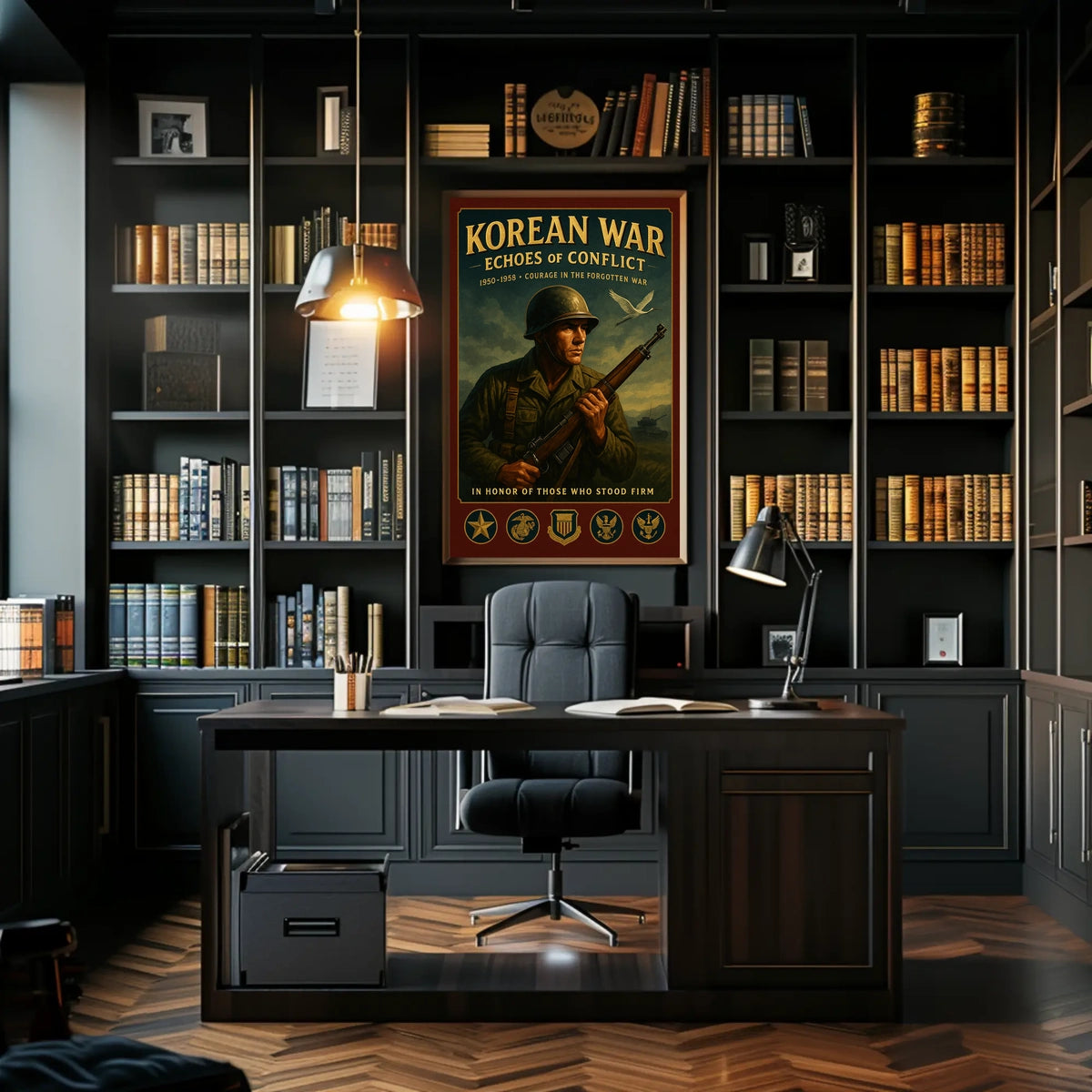 Echoes Of Conflict Korean War Tribute Poster