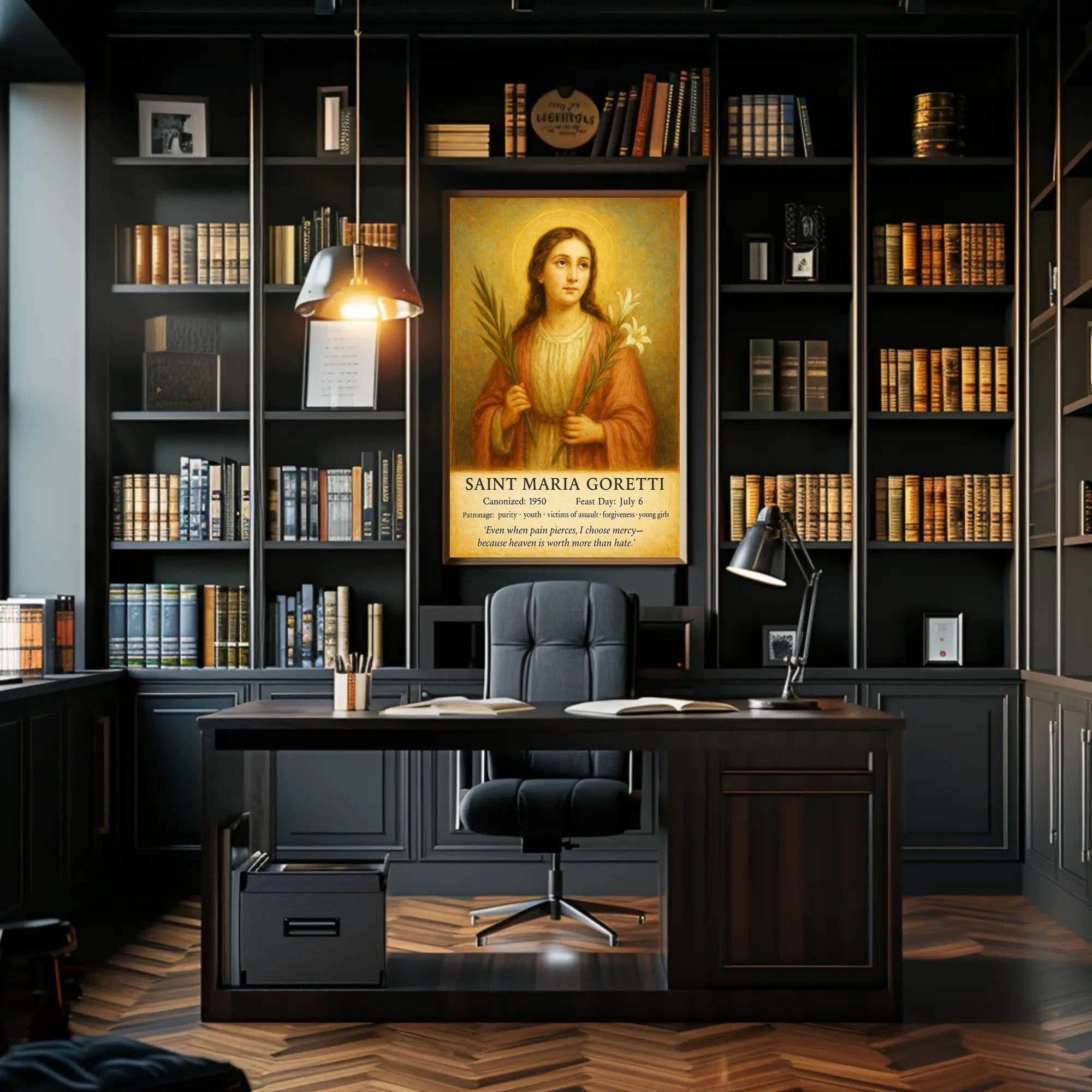 Saint Maria Goretti Poster PosterGoat