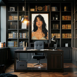 Enigmatic Portrait Poster