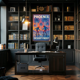 Phoenix Desert Frost Poster