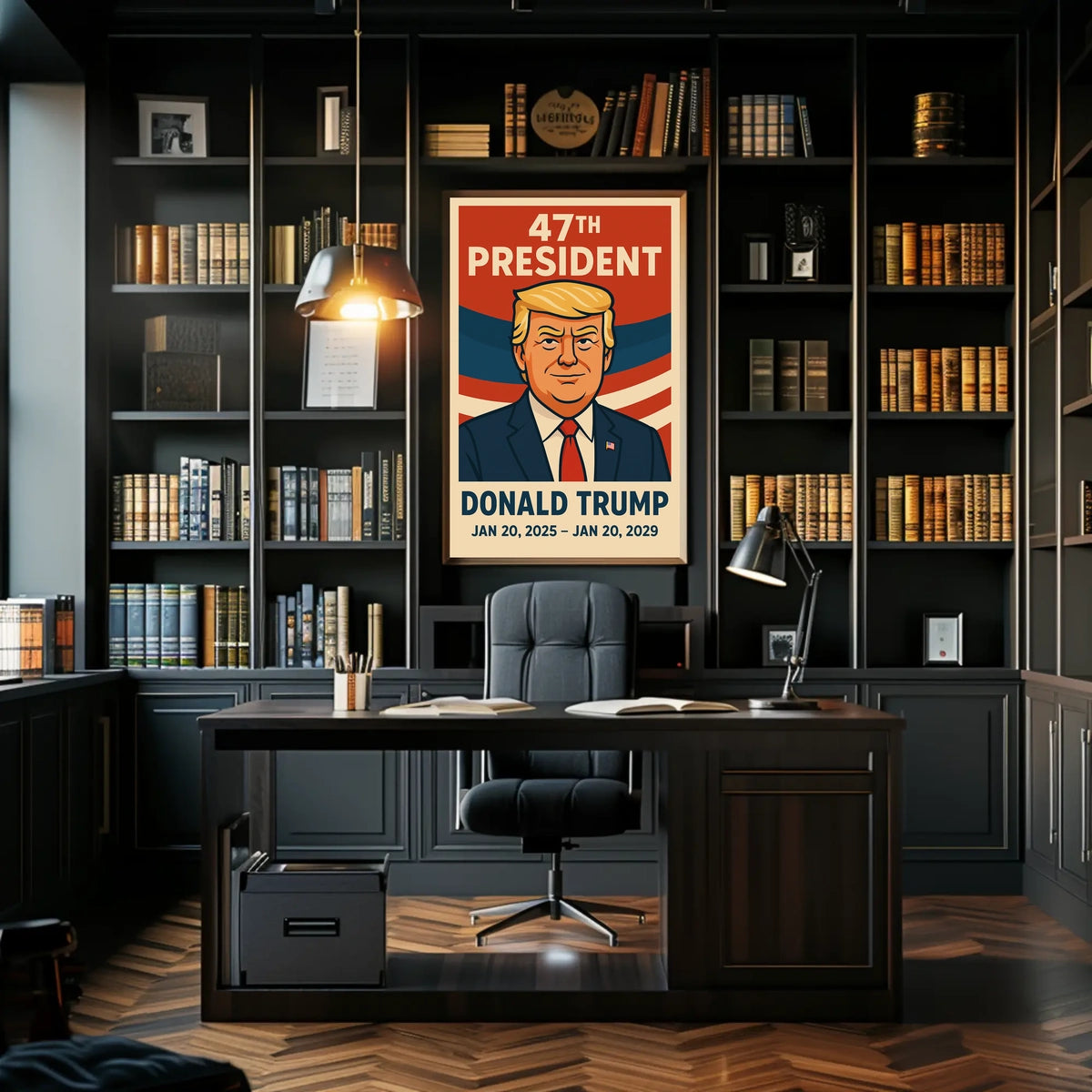 Donald Trump The Pinnacle of Leadership Poster