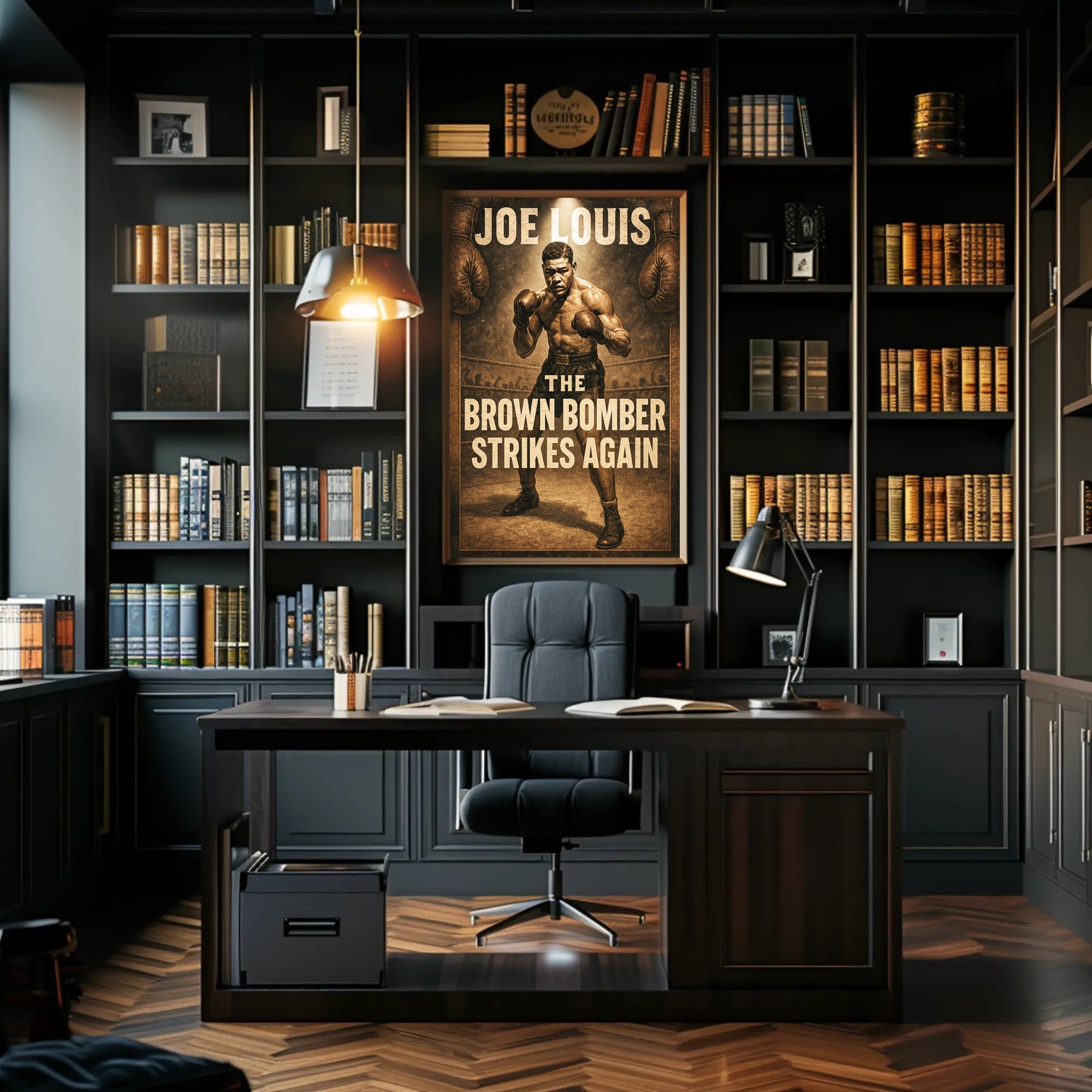 Joe Louis The Brown Bomber Poster PosterGoat