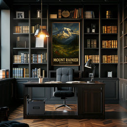 Majestic Mount Rainier Poster