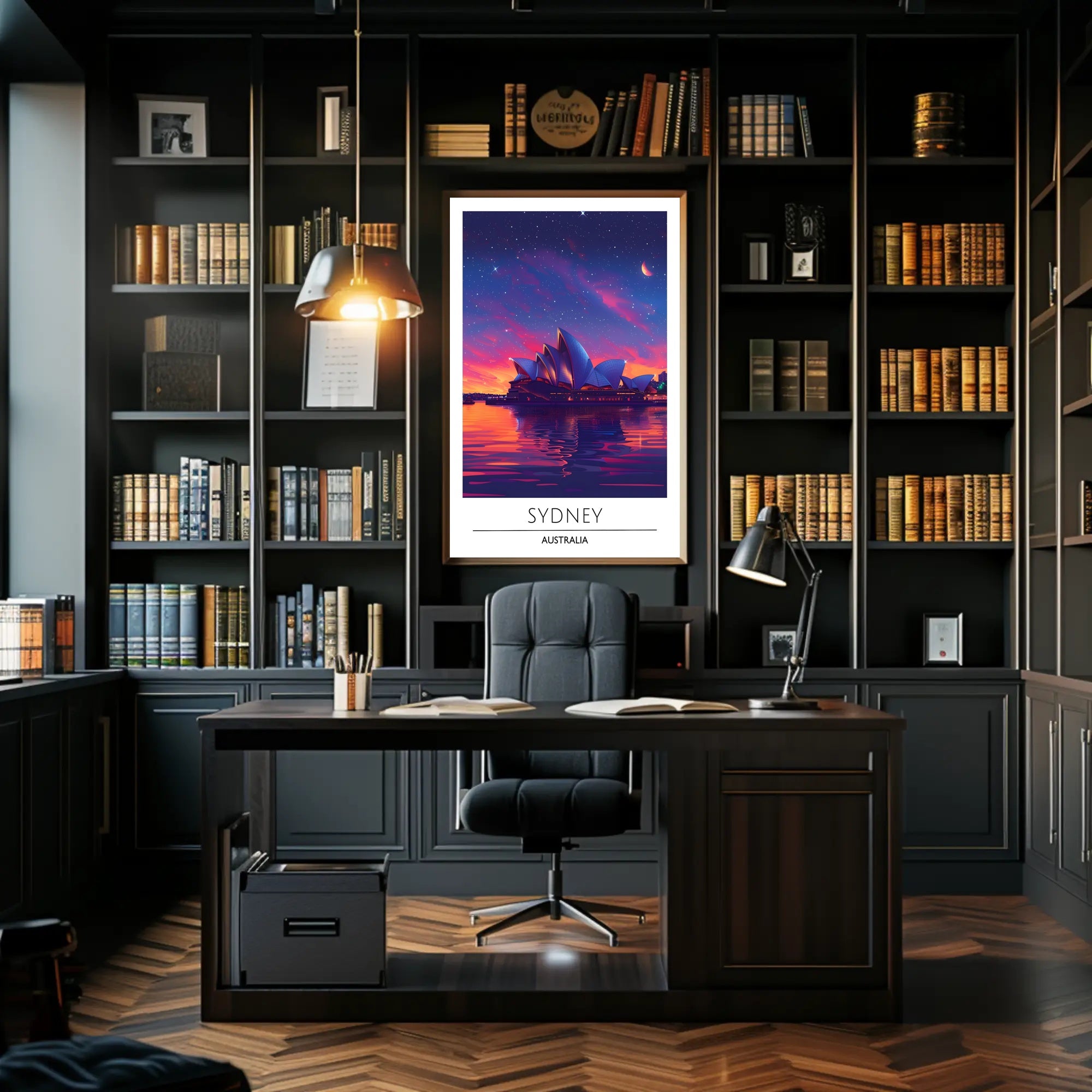 Sydney Opera House Dreamlike Cityscape Urban or Cityscape Poster
