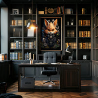 Cyber Fox Guardian Poster