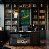 NatureS Gem Brook Trout Poster