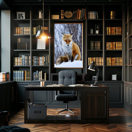 Winter Fox Poster