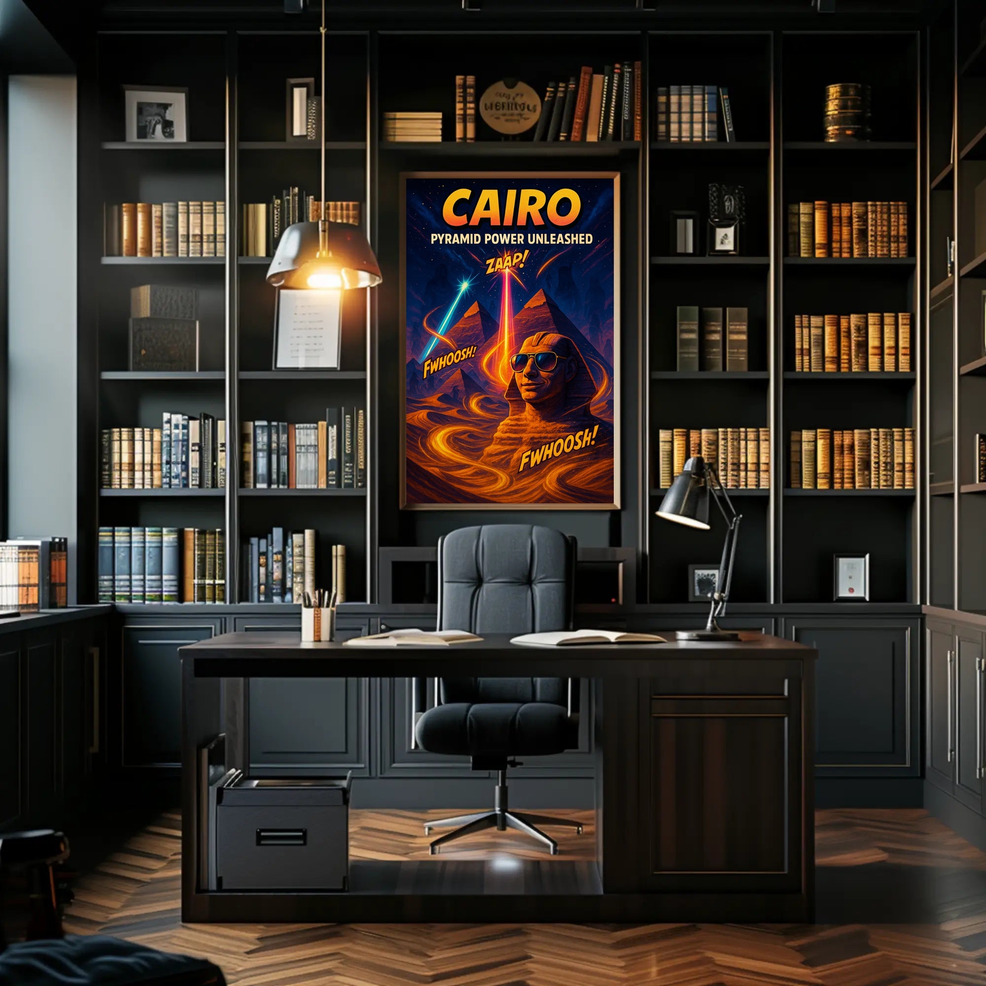 Cairo – Pyramid Power Unleashed Poster PosterGoat