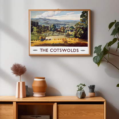 The Cotswolds - See Britain by Train Poster