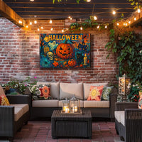 Gothic Halloween Night Urban Nocturnal Cityscape Photography Realism MuseumQuality ArchivalInks Collector Poster