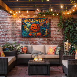 Gothic Halloween Night Urban Nocturnal Cityscape Photography Realism MuseumQuality ArchivalInks Collector Poster