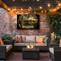 Belgrade Sunset Cityscape Photography Wanderlust Poster