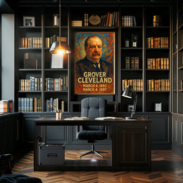 Grover Cleveland Presidential Term Poster
