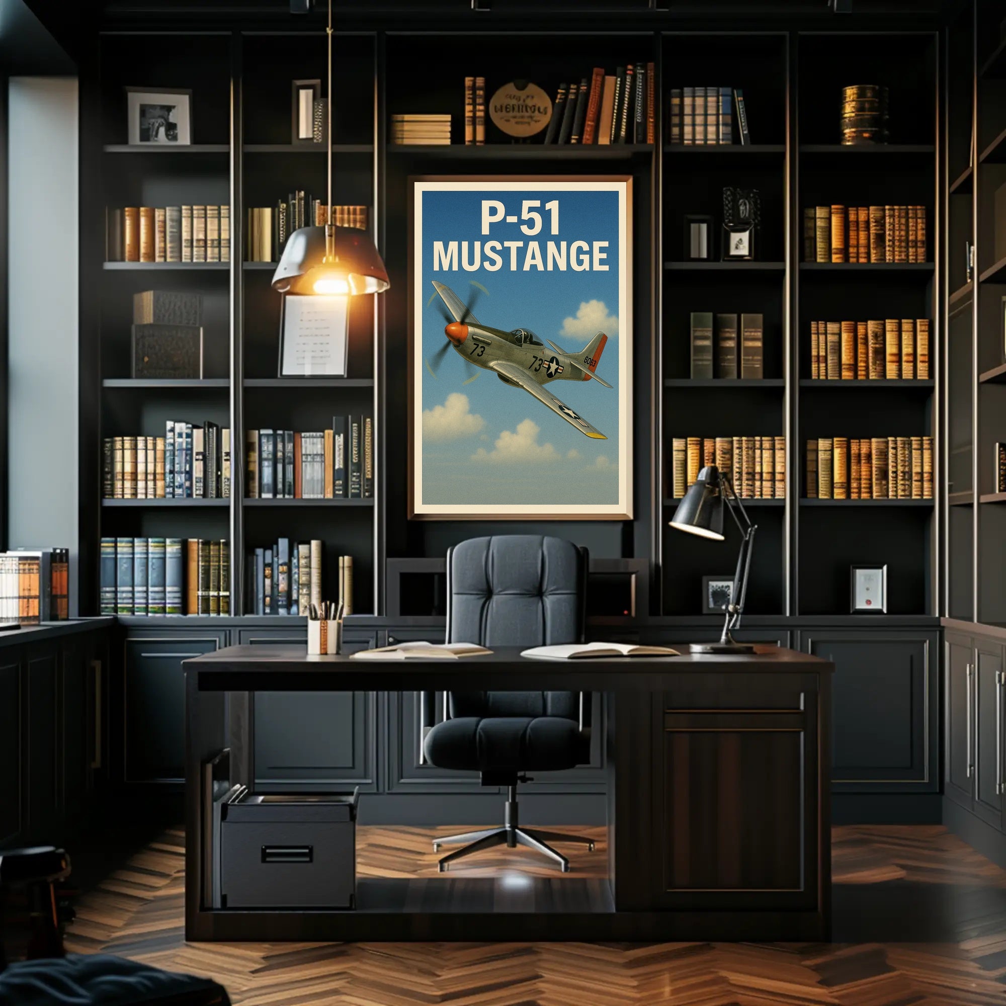P-51 Mustang Poster PosterGoat