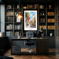 Vibrant Streets of Athens Poster PosterGoat