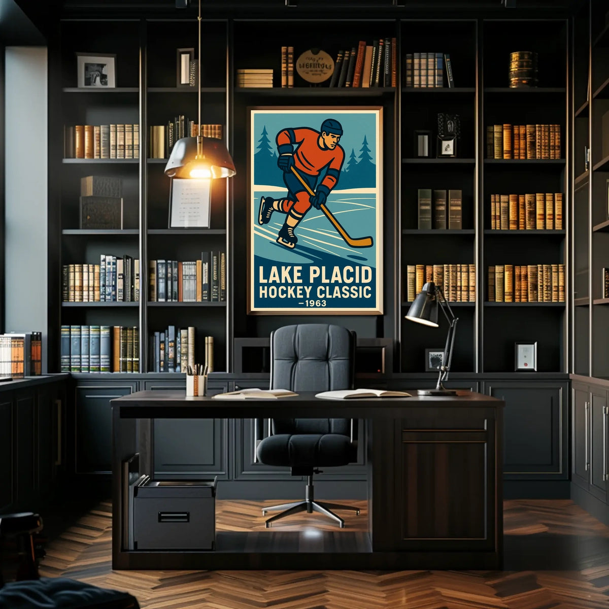 Lake Placid Hockey Classic Poster