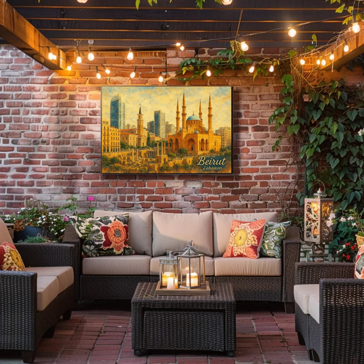 Beirut Cityscape Wanderlust Photography Poster