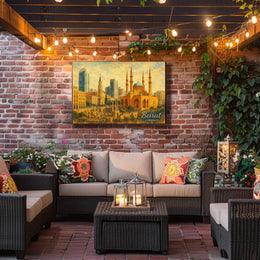 Beirut Cityscape Wanderlust Photography Poster