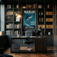 Marlin Adventure Sports Poster PosterGoat