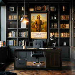 Saint Isidore the Farmer Poster PosterGoat