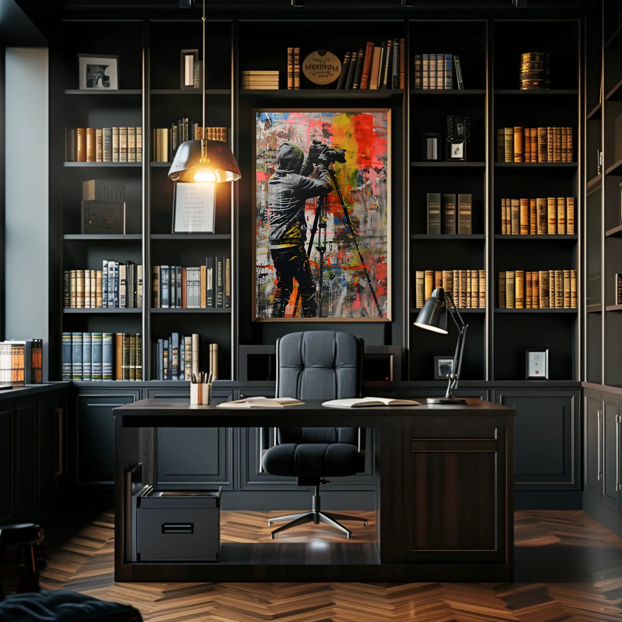 Urban Photography Street Art Poster: A Burst of Creativity