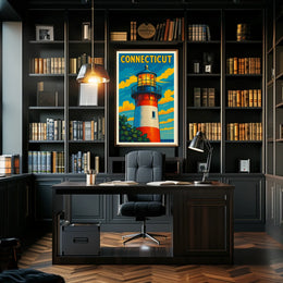 Connecticut Lighthouse Poster
