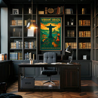Vibrant Brazil A Tapestry of Culture and Nature Poster
