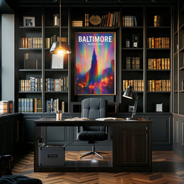 Baltimore Maryland Urban Photography Realism Poster