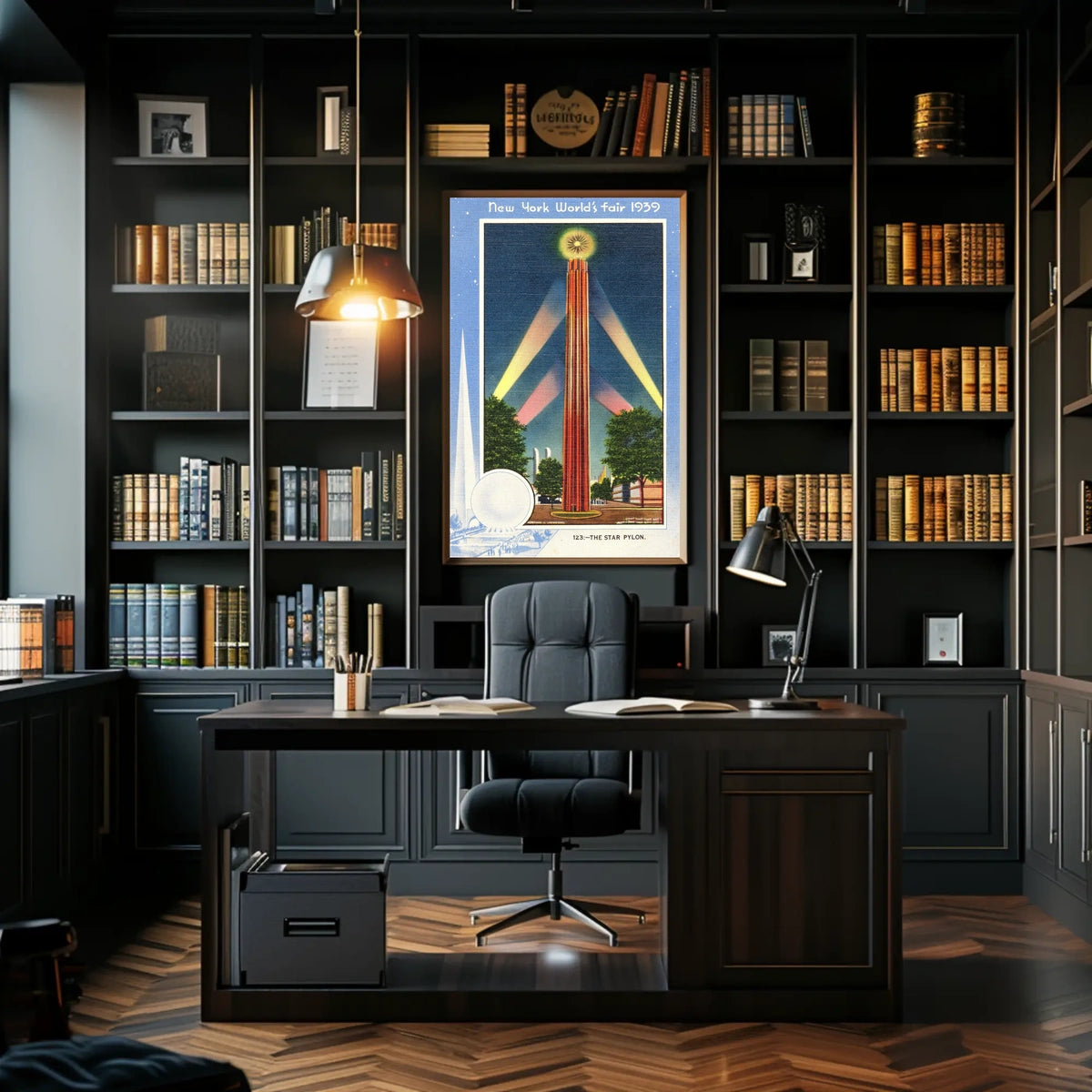 The Star Pylon 1939 Worlds Fair Poster Abstract Wall Art
