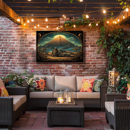 Mystical Journey In The Desert Poster