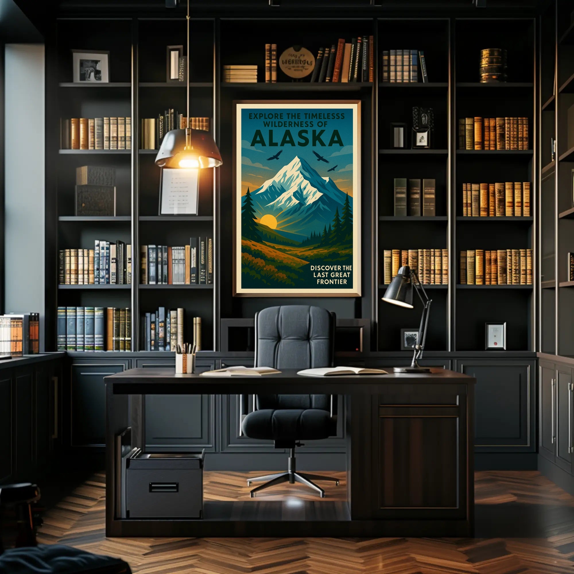 Explore The Wilderness Of Alaska Poster PosterGoat