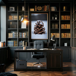 Winter Pinecone Poster
