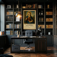 St. Catherine of Alexandria Iconography Heritage Poster