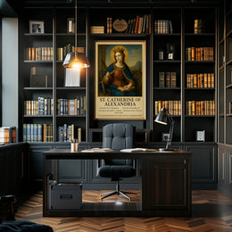 St. Catherine of Alexandria Iconography Heritage Poster
