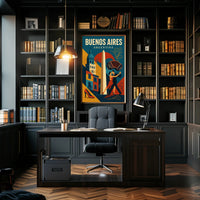 Buenos Aires  A Vibrant Cityscape Poster PosterGoat