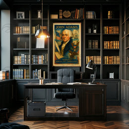 John Adams Historic Patriotic Art Historical or Presidential Poster