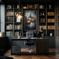 Halloween Night Jack-o'-Lantern Glow Artistic Poster
