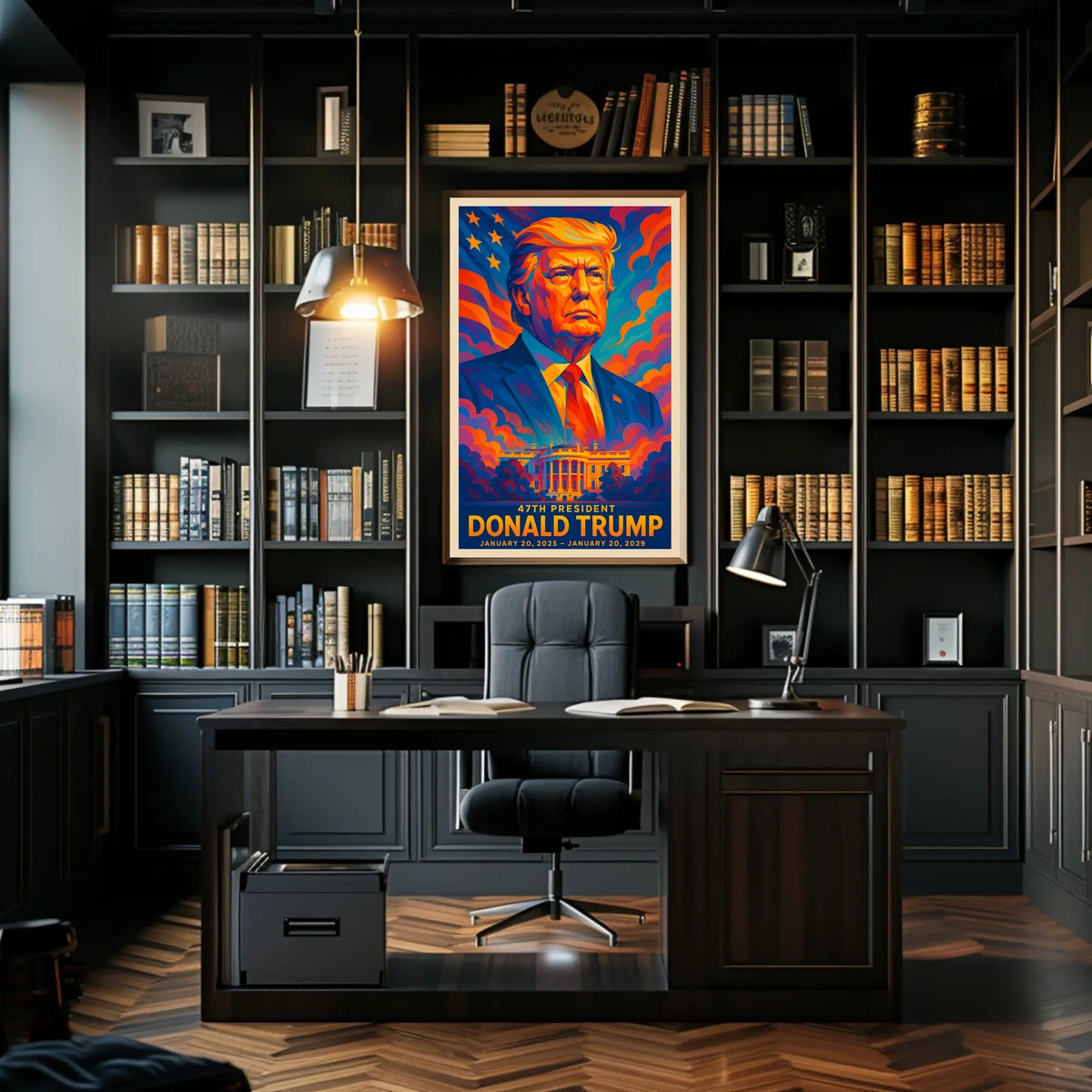 Donald Trump 47th President Pop Art Poster