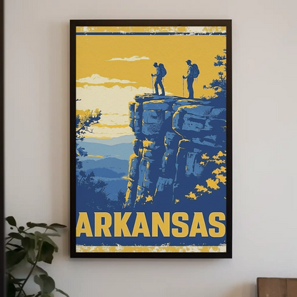 Arkansas Vintage Poster