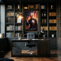 William Henry Harrison Tribute Poster