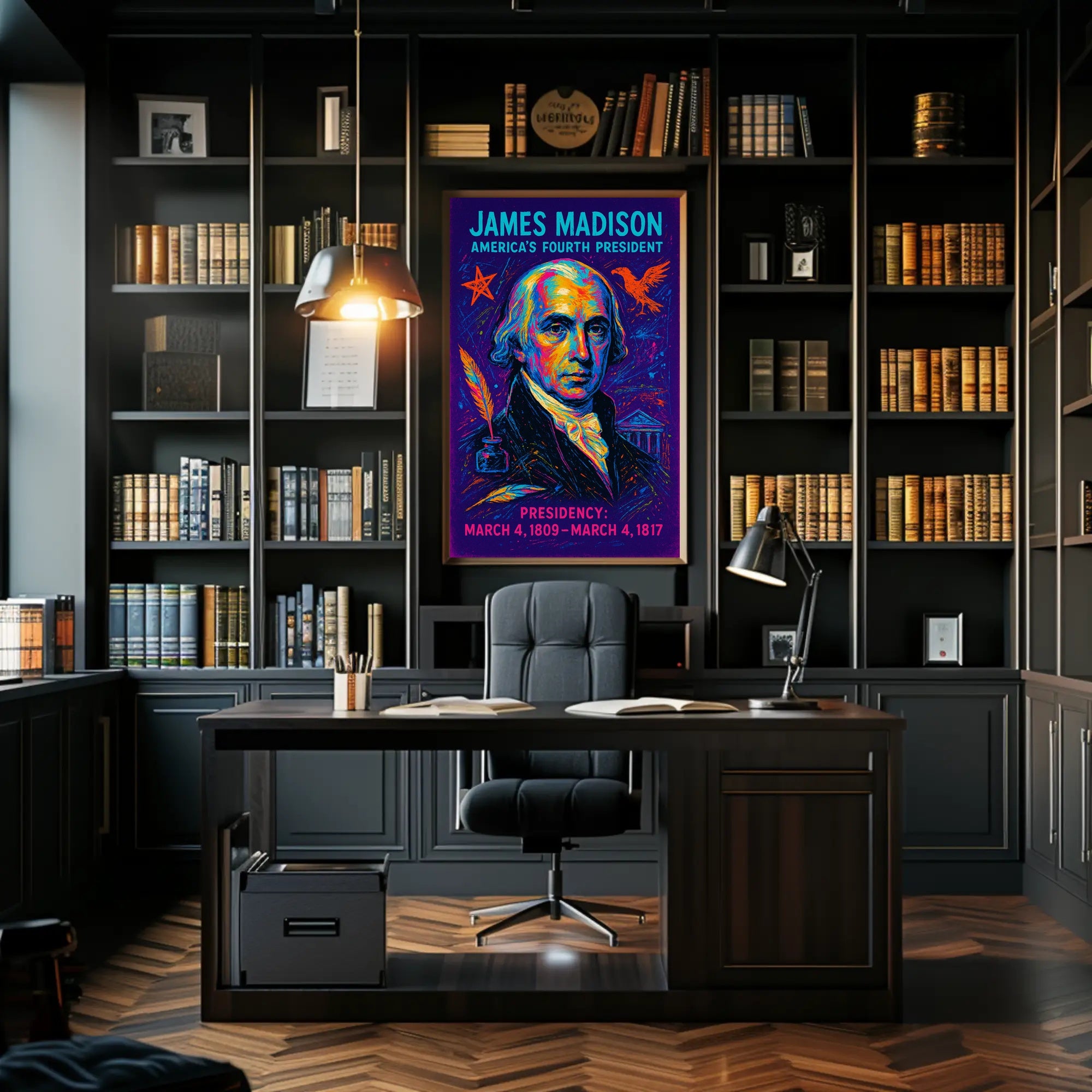James Madison 4Th President Poster