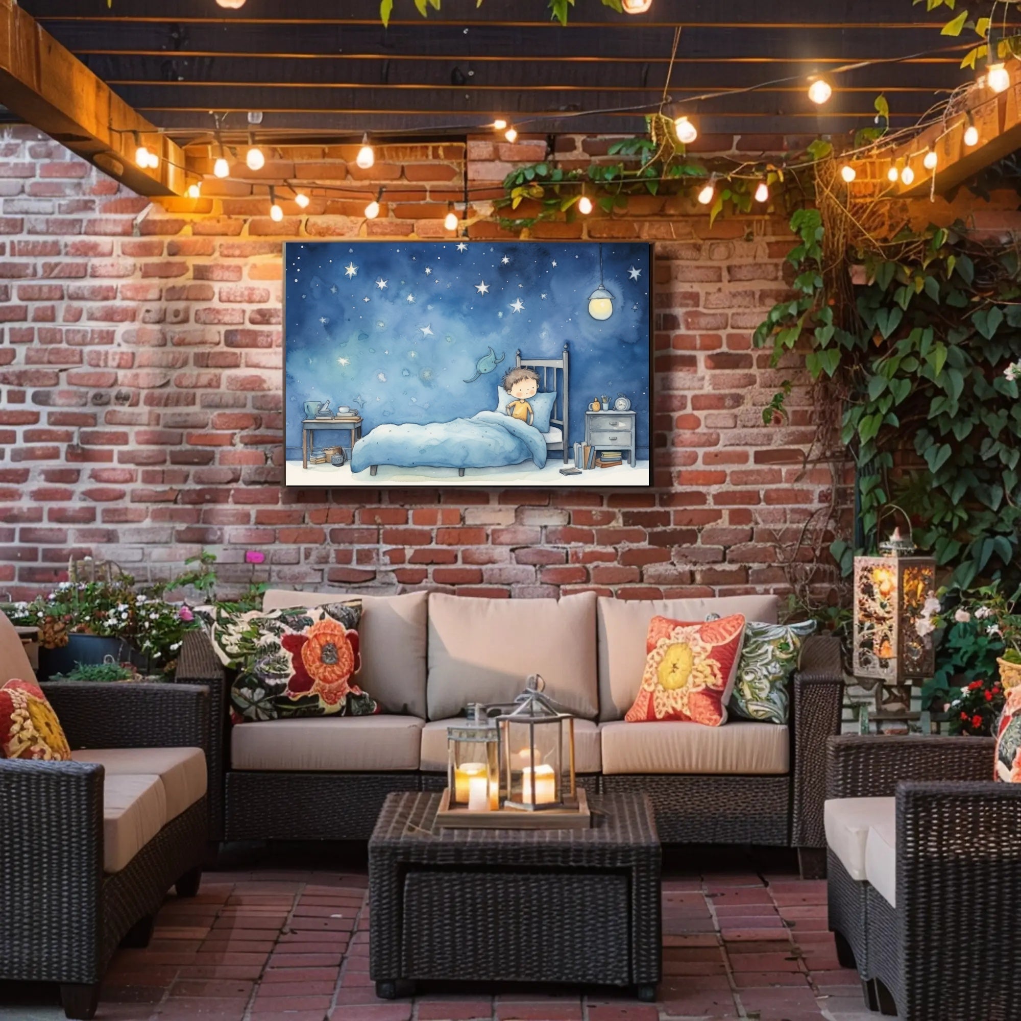 Dreamy Night Sky Poster