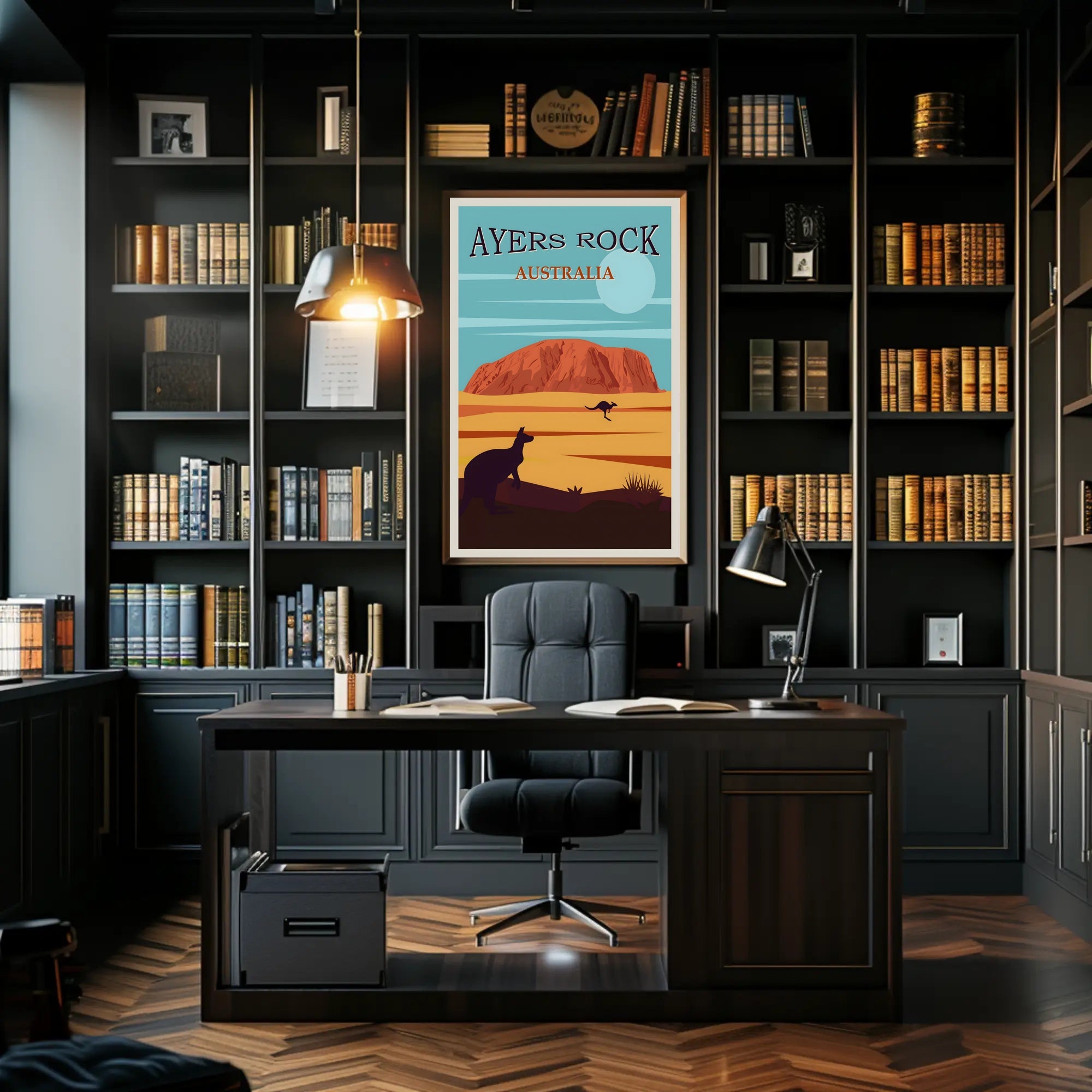 Ayers Rock Uluru Scenic Beauty Travel Poster