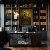 Saint Finbar Vintage Art Religious Cultural or Heritage Poster