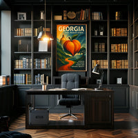 Georgia The Peach State Poster