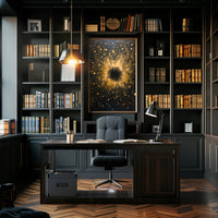 Cosmic Explosion William Morris Art Poster