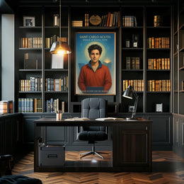 Saint Carlo Acutis Herald Of Digital Poster
