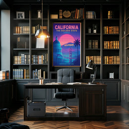 California The Golden State Poster