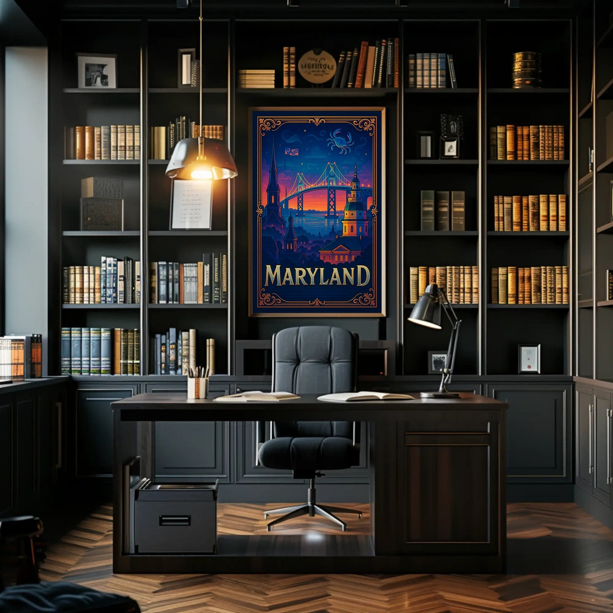 Maryland A Scenic Tribute Poster